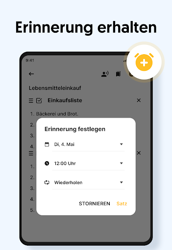 Notizen: Notizblock, Notizbuch Screenshot