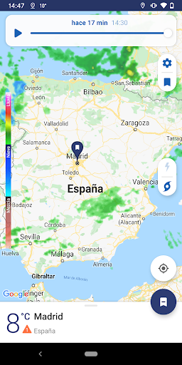 Captura de pantalla de Clime: Radar del Tiempo