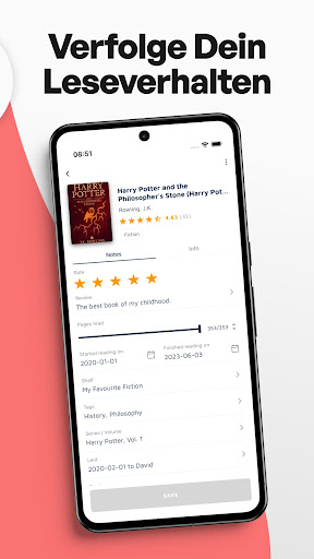Bookshelf-Virtuelle Bibliothek Screenshot