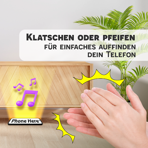 Klatschen zu finden telefon Screenshot
