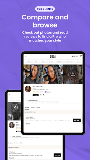 Captura de pantalla de StyleSeat: Book Hair & Beauty