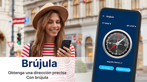 Captura de pantalla de Compass: Brújula inteligente