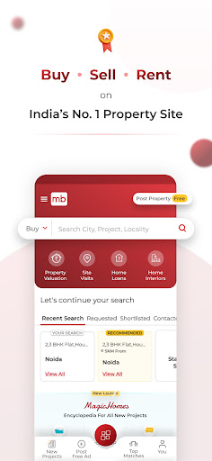 Captura de pantalla de Magicbricks Buy, Rent Property