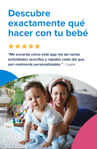 Captura de pantalla de Kinedu: Desarrollo del Bebé