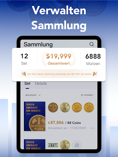 HeritCoin: Münzwert erkennen Screenshot