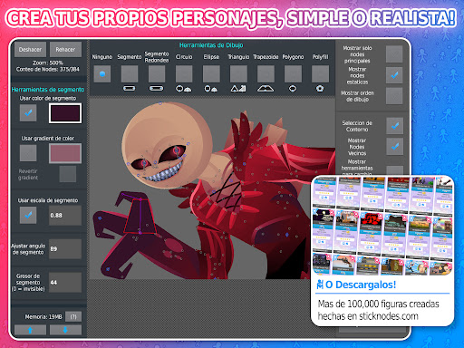 Captura de pantalla de Stick Nodes Pro - Animador