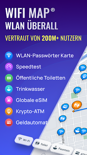 WiFi Map: WLAN Passwörter Screenshot