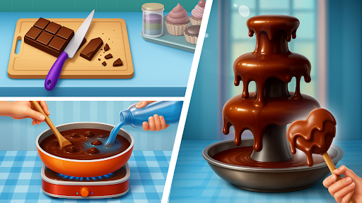 Captura de pantalla de Cake Maker DIY: Baking Games