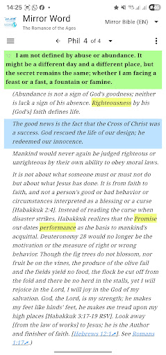 Mirror Study Bible screenshot