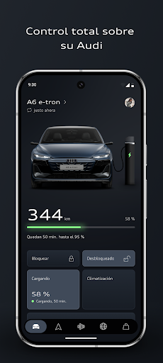 Captura de pantalla de myAudi