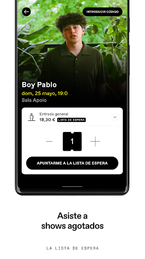 Captura de pantalla de DICE: Eventos en directo
