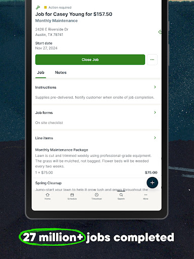Captura de pantalla de Jobber: Field Service Software