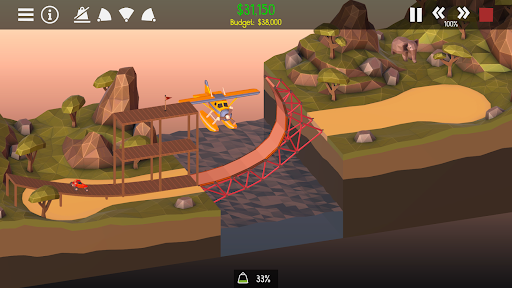 Captura de pantalla de Poly Bridge 2