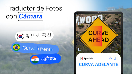 Captura de pantalla de Traducción: IA, Cámara y Voz