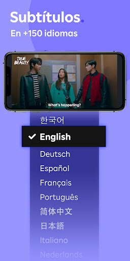 Captura de pantalla de Viki: doramas en español