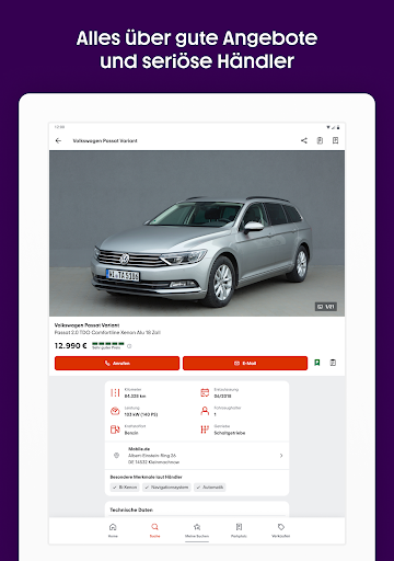 mobile.de: Autos kaufen & mehr Screenshot