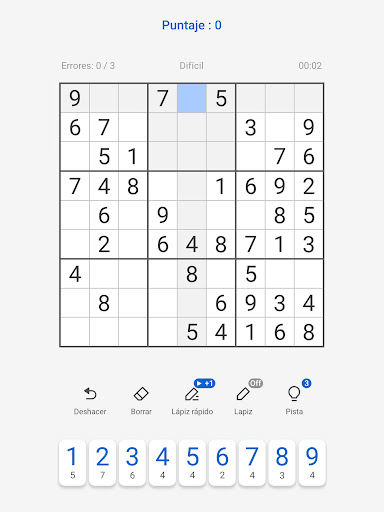 Captura de pantalla de Sudoku - Sudoku Puzzles