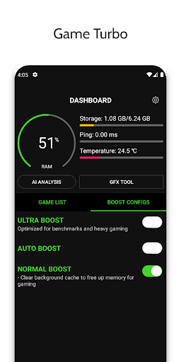 Captura de pantalla de Game Booster 4x Faster Pro
