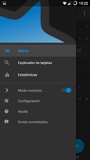 Captura de pantalla de Tarjetas AnkiDroid