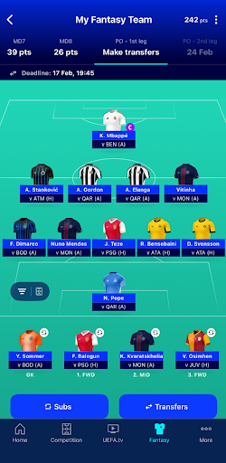 UEFA Champions League Official screenshot