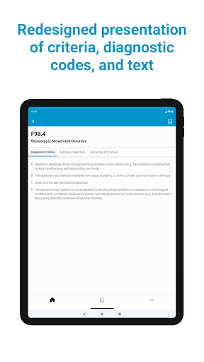 Captura de pantalla de DSM-5-TR® Diagnostic Criteria