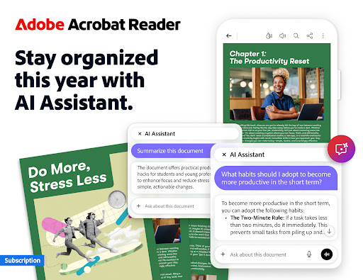 Adobe Acrobat Reader: Edit PDF screenshot
