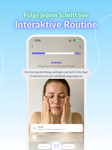 Skin Bliss: Hautpflege Routine Screenshot