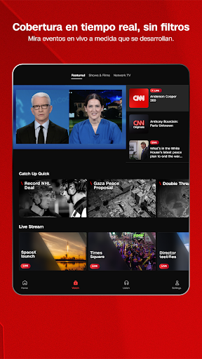 Captura de pantalla de CNN: Noticias de última hora