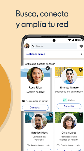 Captura de pantalla de LinkedIn: Red Profesional