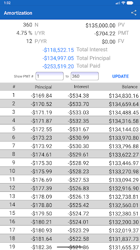 10bii Financial Calculator screenshot