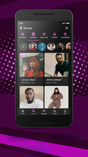 Captura de pantalla de FET: Connect, Date & Explore