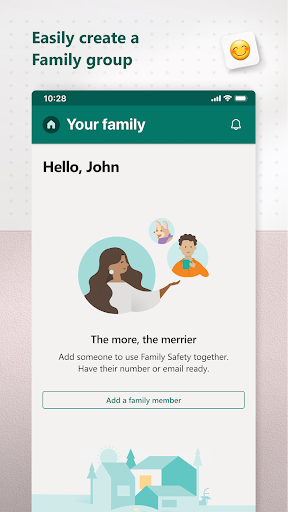 Captura de pantalla de Microsoft Family Safety