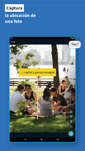 Captura de pantalla de what3words