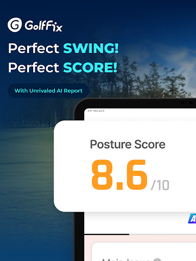 Captura de pantalla de GolfFix: Análisis de Swing IA