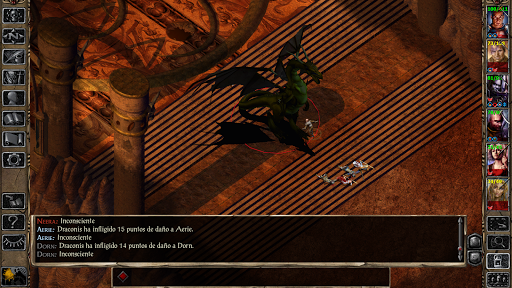 Captura de pantalla de Baldur's Gate II
