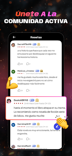 Captura de pantalla de WebNovel