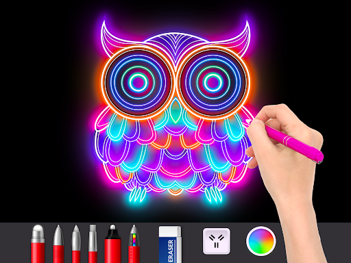 Captura de pantalla de Doodle Master - Glow Art