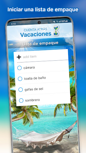 Captura de pantalla de Cuenta atrás de vacaciones
