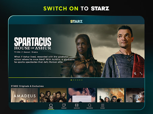 Captura de pantalla de STARZ
