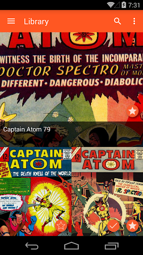 Astonishing Comic Reader Screenshot