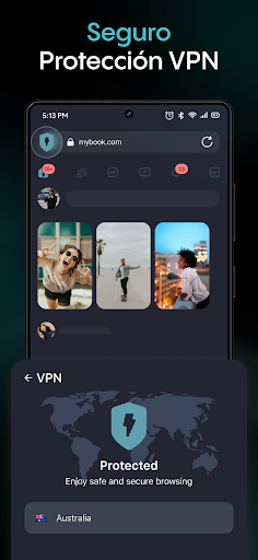 Captura de pantalla de Aloha Navegador Privado - VPN