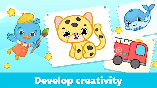 Coloring for Kids: Drawing 2-6 screenshot