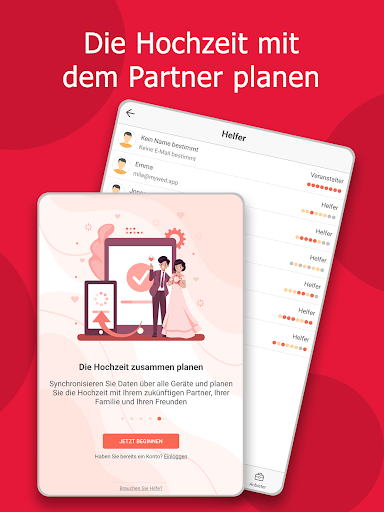 Hochzeitsplaner von MyWed Screenshot