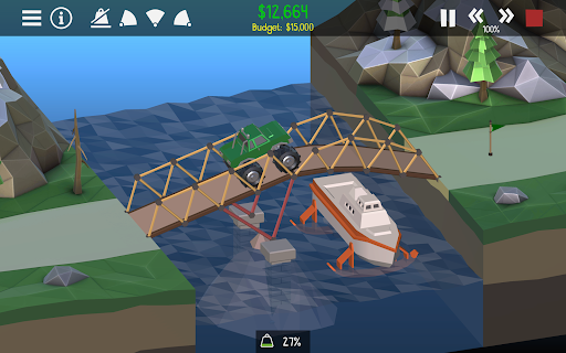Captura de pantalla de Poly Bridge 2