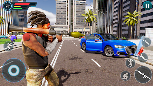 Captura de pantalla de Gangster Crime City Attack 3D