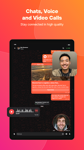 Online chat, calls - Gem Space screenshot