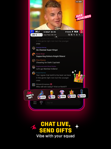 Captura de pantalla de Dream11: Sports Watch Along