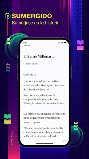 Captura de pantalla de Webfic - Fantástica lectura