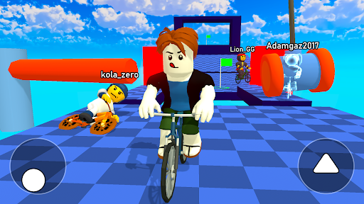 Captura de pantalla de Obby bike: Parkour Adventure