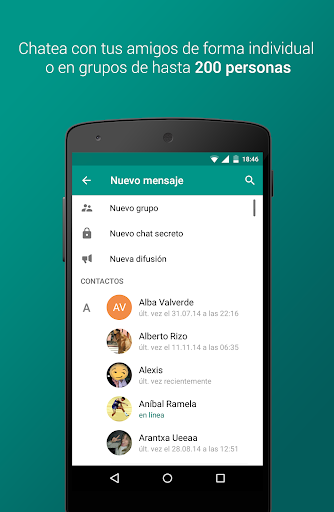 Captura de pantalla de Plus Messenger